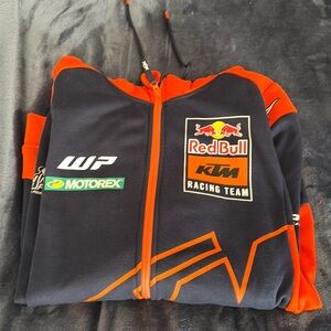 KTM Red Bull full zip sweatshirt jacket.